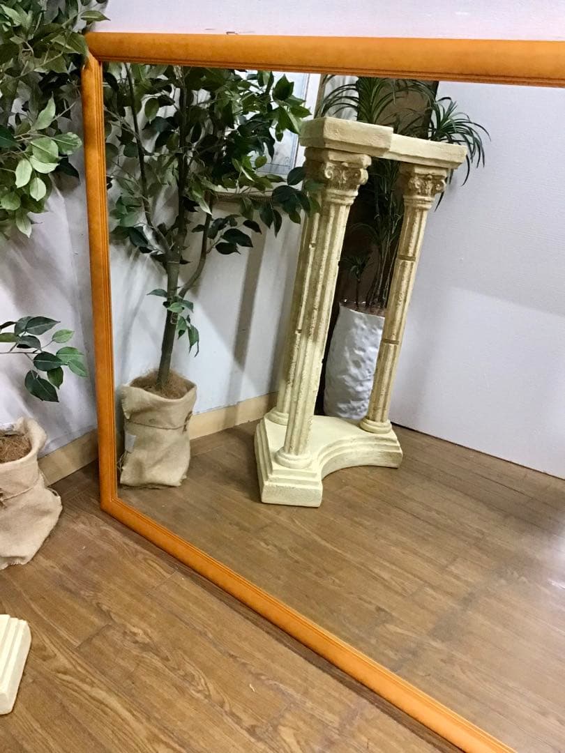 White Paper☆管355☆北欧ヴィンテージ☆超大型ウォールミラー