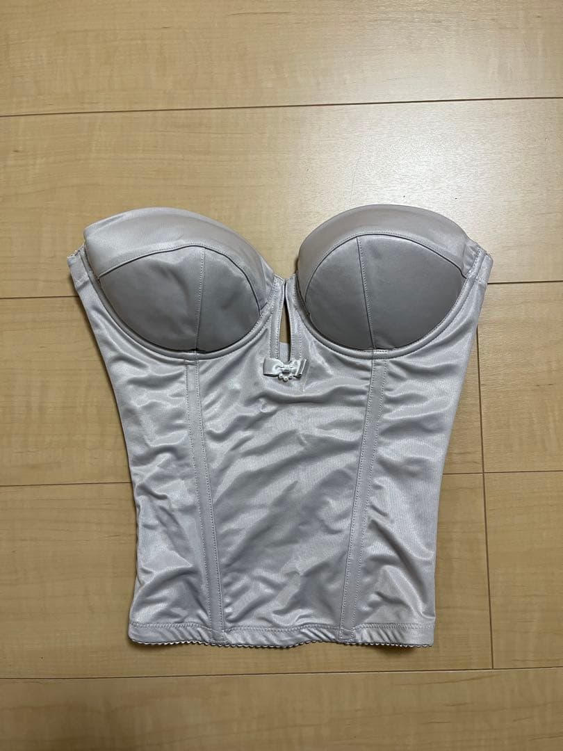 ビスチェ（D70）＆フレアパンツ（83-100）　ブライダルブルーム　モカグレー