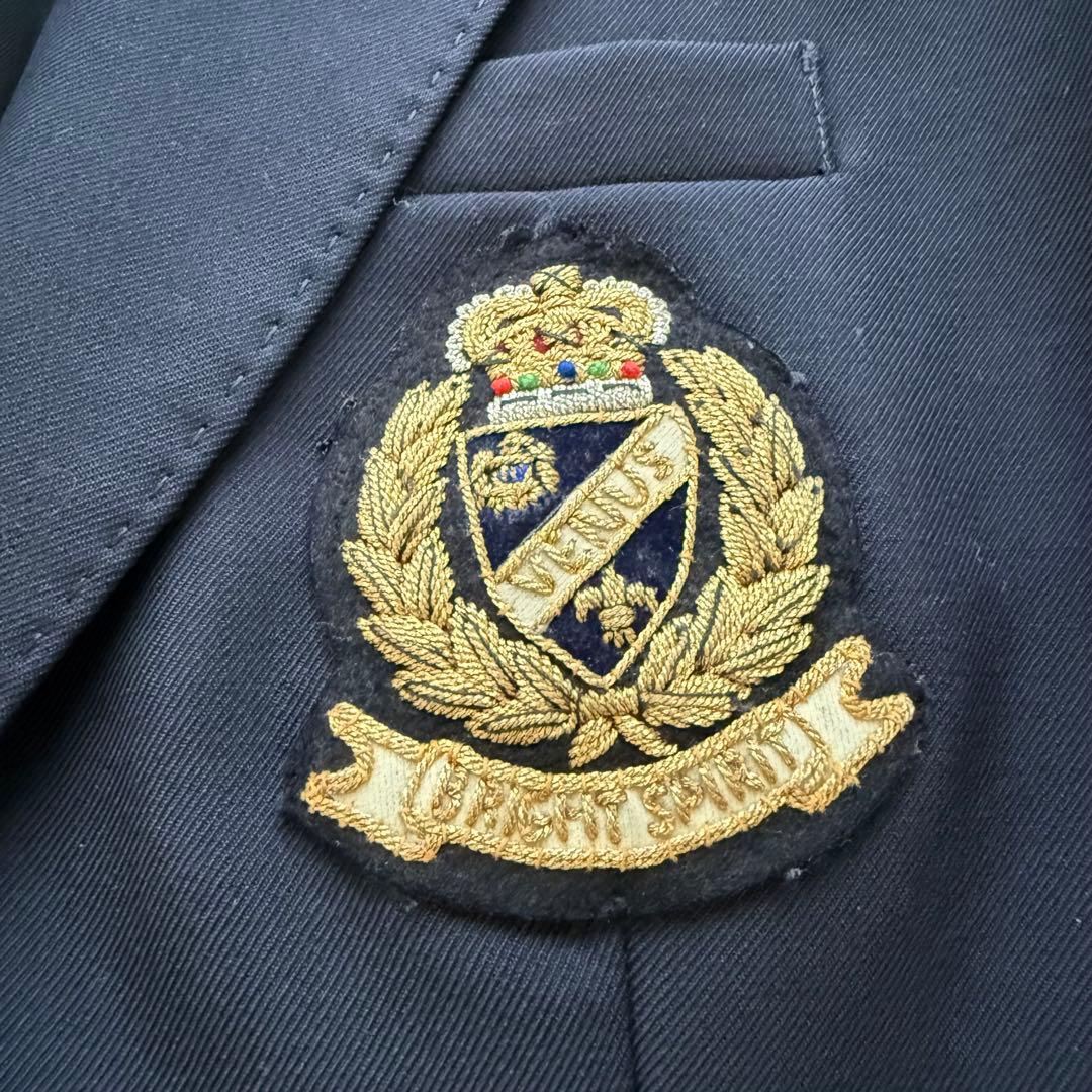 EASTBOY 紺ブレザー 金ボタン ワッペン エンブレム ジャケット　11号