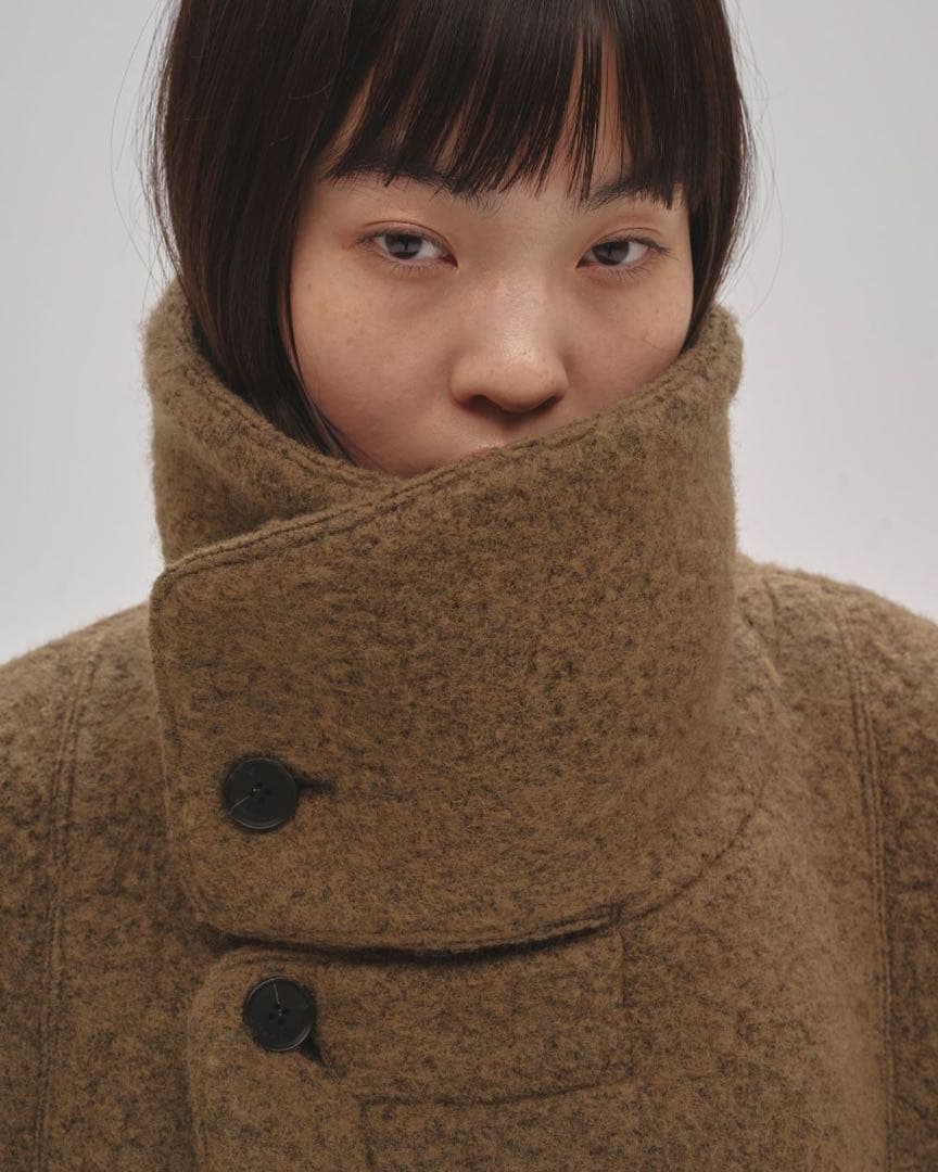 【新品タグ付】TODAYFUL StandcollarBoucleJacket