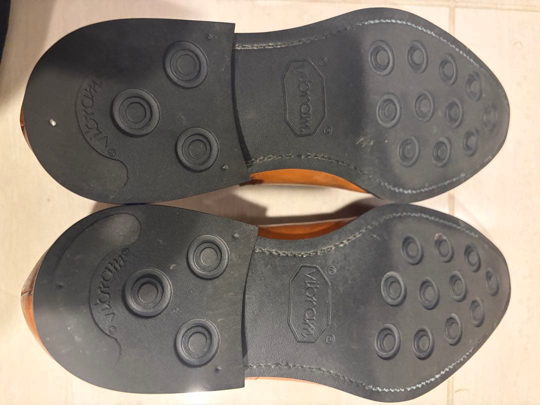 CARMINA ブラウン ウィングチップ ドレスシューズ 26.5cm