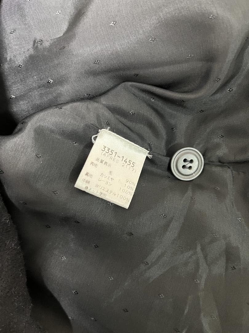 dries van noten ライカ期 カシミヤ混ハーフコート ジャケット