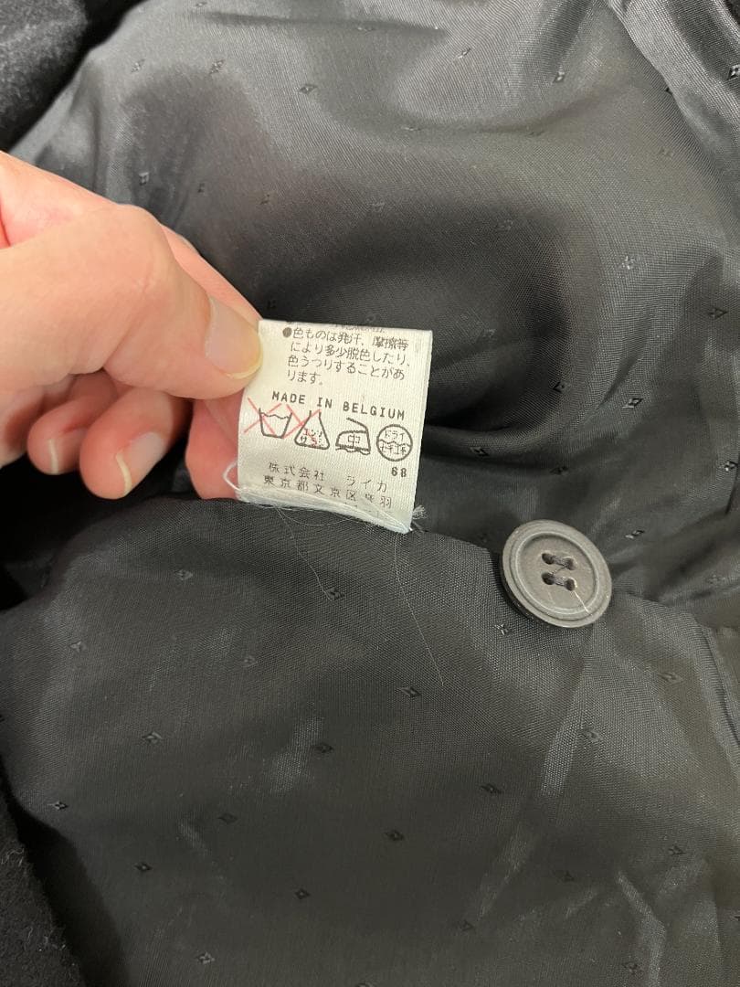 dries van noten ライカ期 カシミヤ混ハーフコート ジャケット