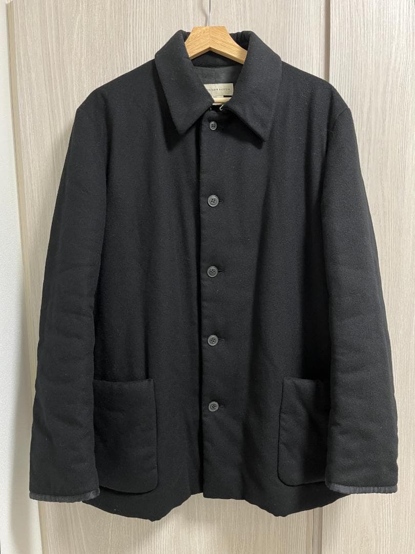 dries van noten ライカ期 カシミヤ混ハーフコート ジャケット