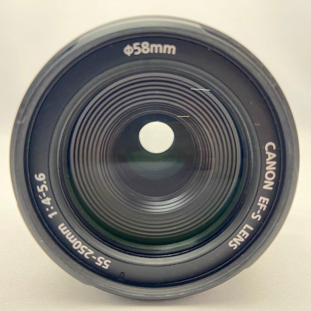 【美品】Canon EF-S 55-250mm F4-5.6 IS フード付