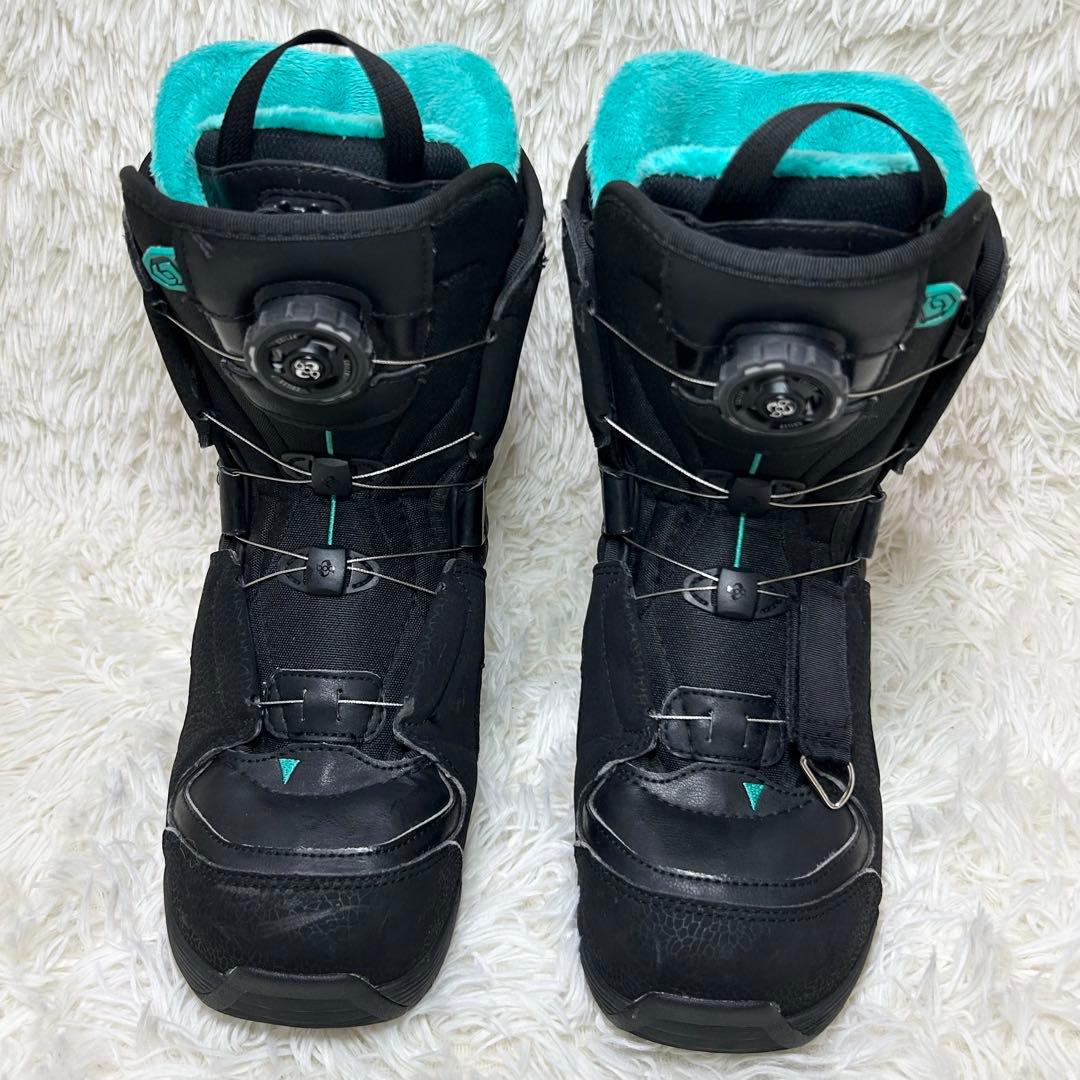 SALOMON スノボ　レディース　スノーボードブーツ 23cm 水色
