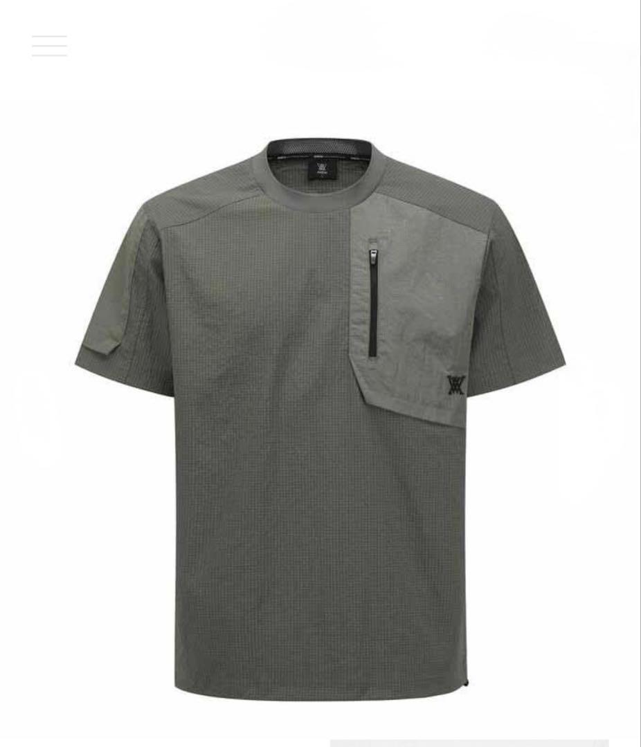 新品⭐️タグ付き ⭐️Ｌ　ANEW メンズ トップス　カーキ　人気セットアップ