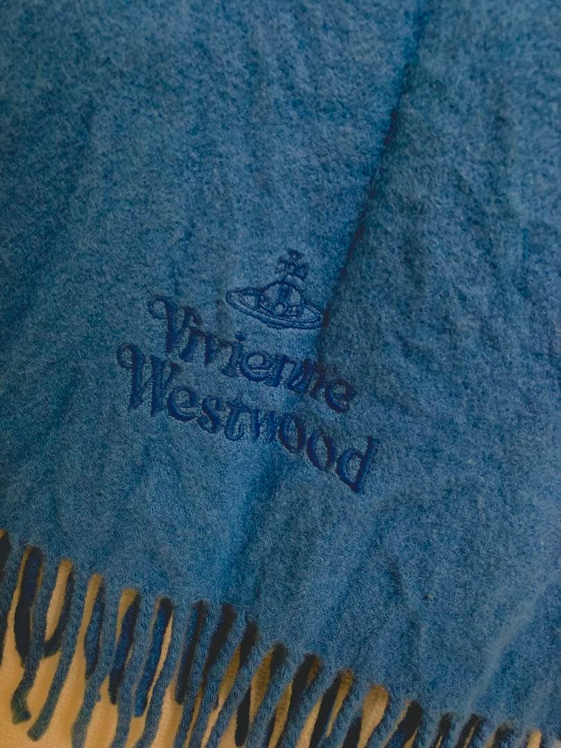Vivienne Westwood 青 マフラー