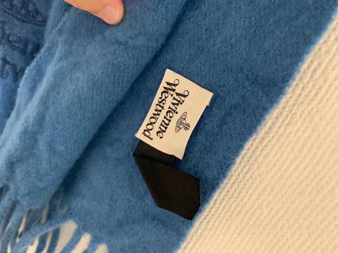 Vivienne Westwood 青 マフラー