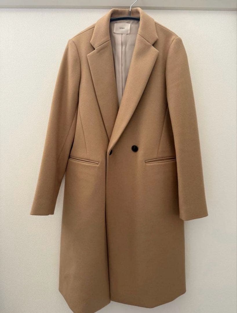 【IÉNA 】チェスターコート　極美品　38 ベージュ