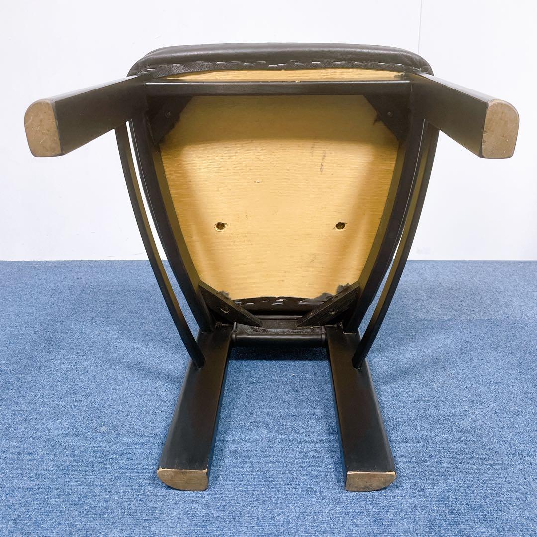 【送料込】カリモク CE35シリーズ ハイバックチェア 本革ダイニング 2脚