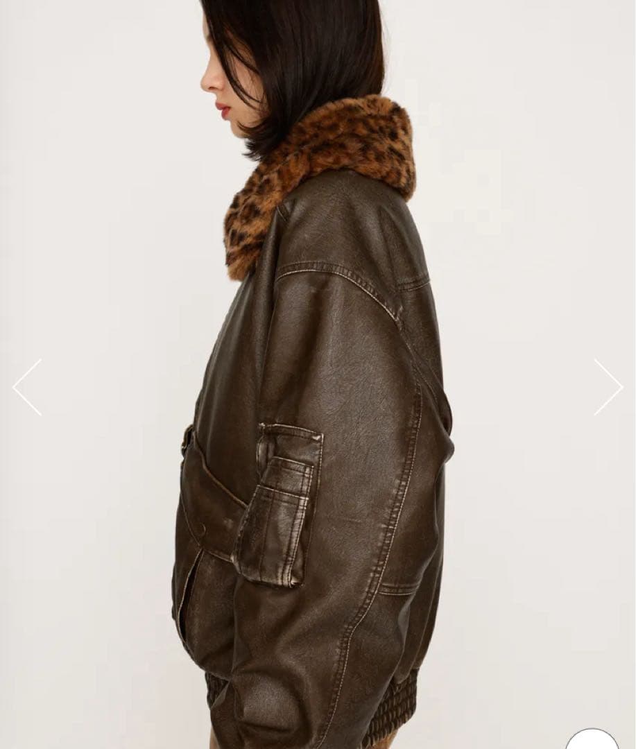 WASHED PUFFER ブルゾン　L