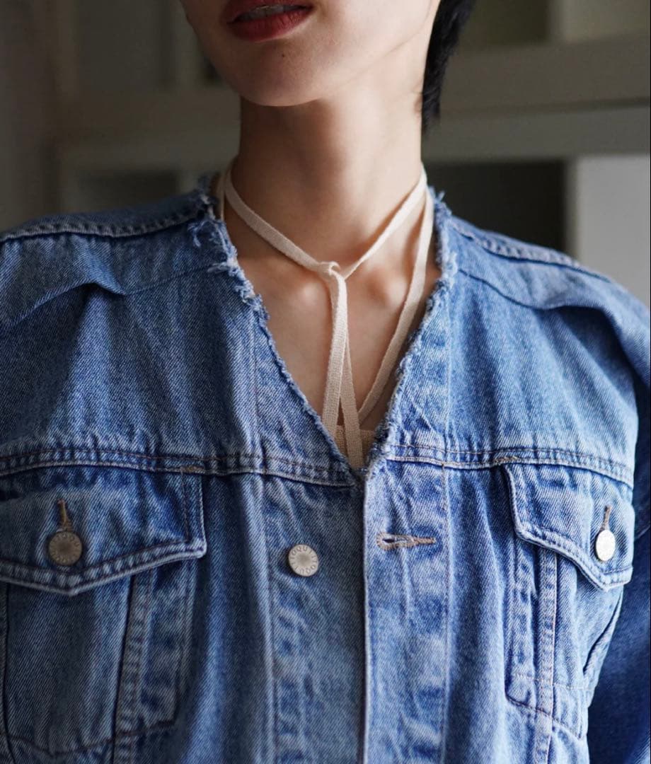 QUIITO キイト　NO COLLAR DENIM JK 新品未使用