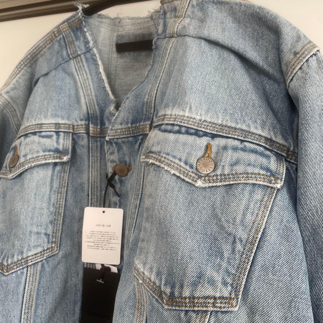 QUIITO キイト　NO COLLAR DENIM JK 新品未使用