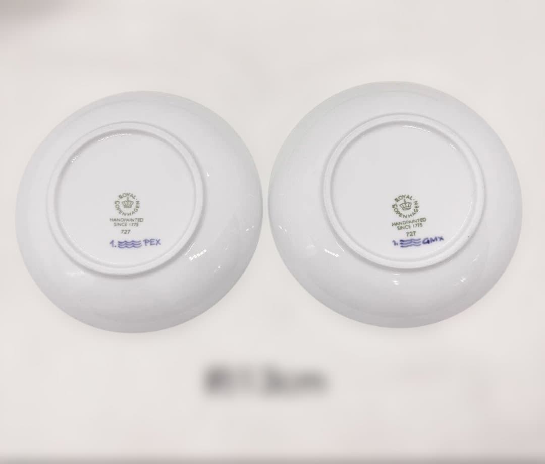 ロイヤルコペンハーゲン　ブルーフルーテッド　プレイン　プレート6枚