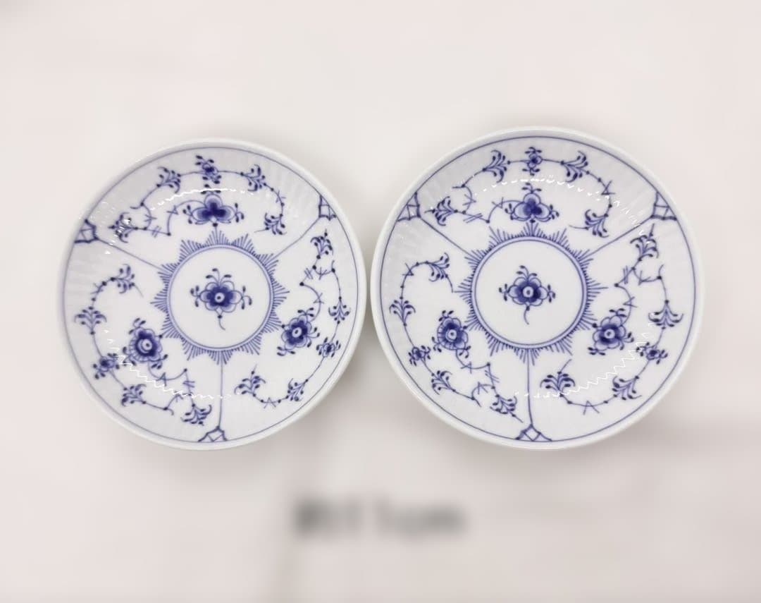 ロイヤルコペンハーゲン　ブルーフルーテッド　プレイン　プレート6枚