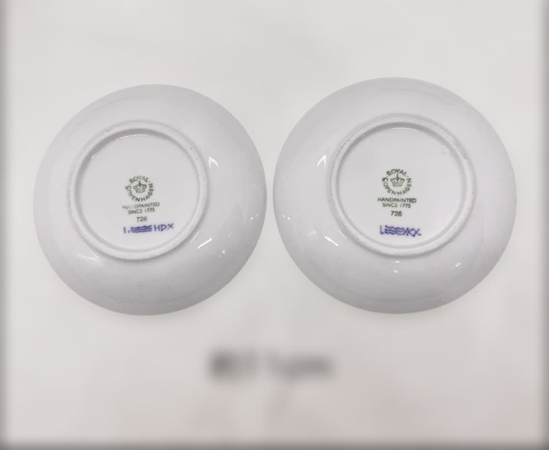 ロイヤルコペンハーゲン　ブルーフルーテッド　プレイン　プレート6枚