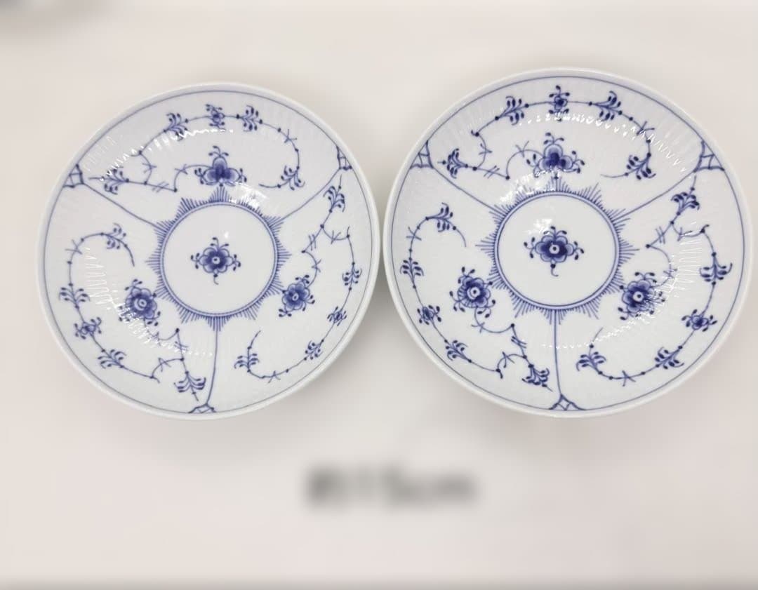 ロイヤルコペンハーゲン　ブルーフルーテッド　プレイン　プレート6枚