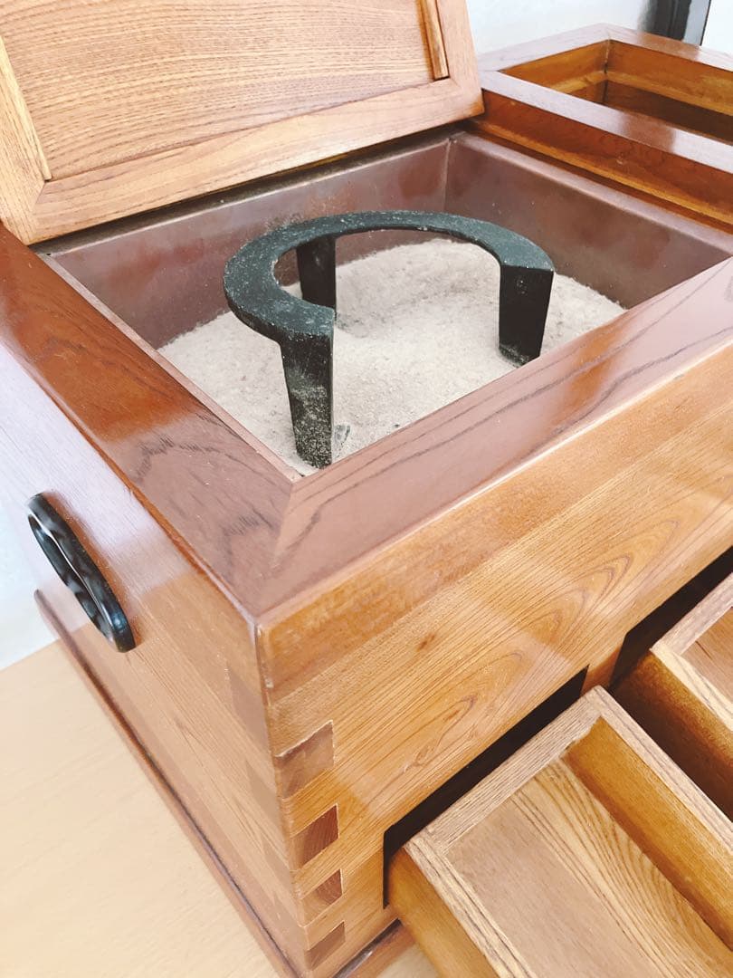 箱火鉢　関東火鉢　手炙り