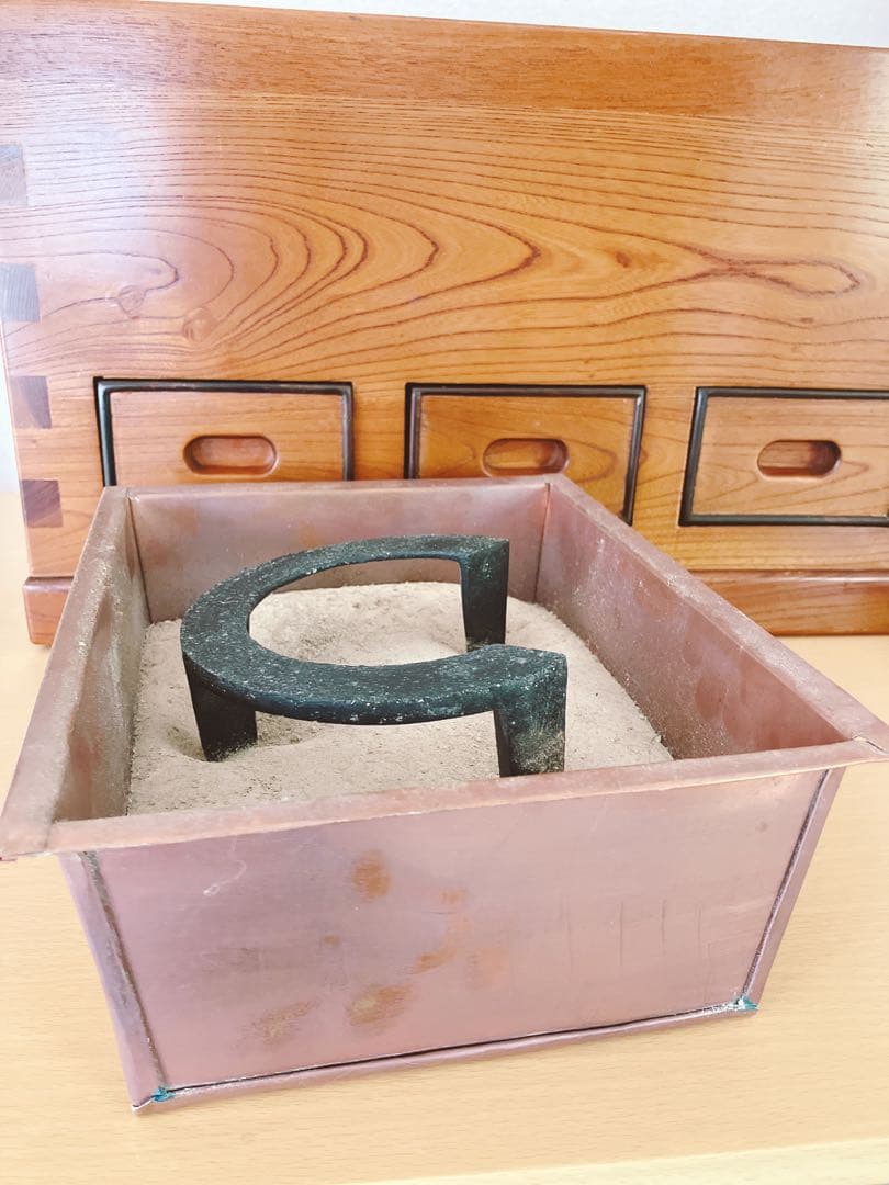 箱火鉢　関東火鉢　手炙り