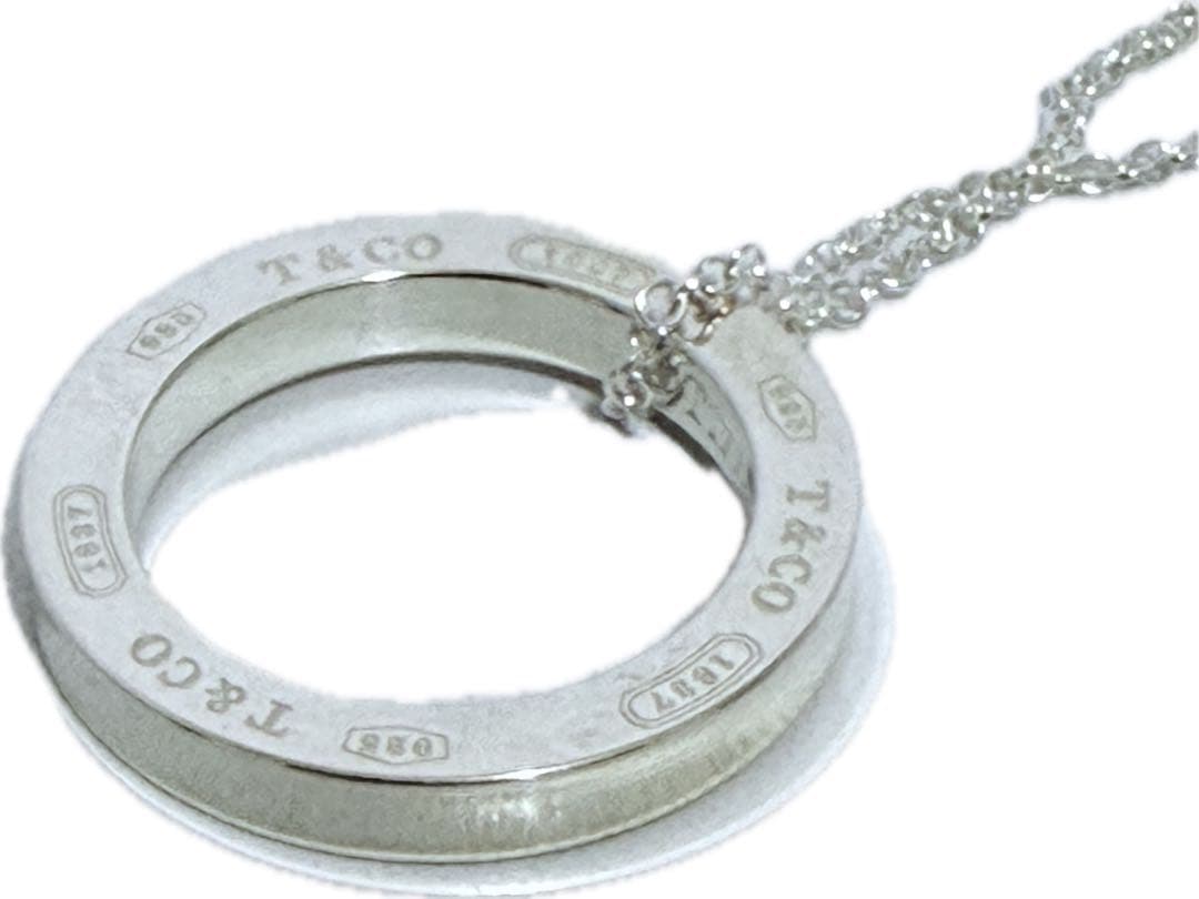 ティファニー 925 サークル ペンダント シルバー ネックレス　約3.7g