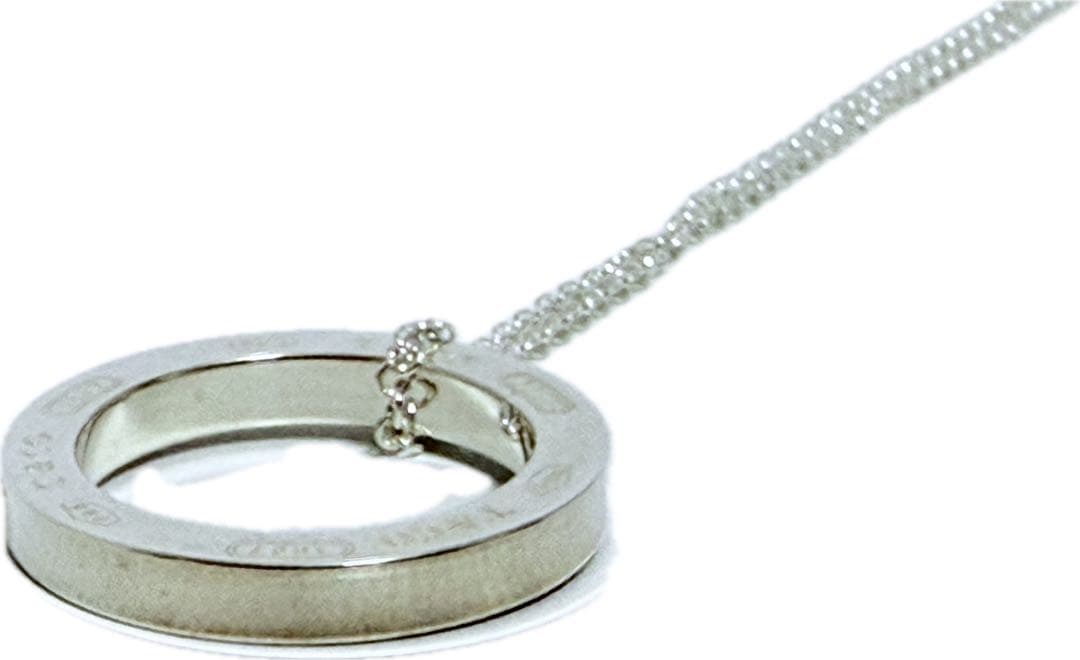 ティファニー 925 サークル ペンダント シルバー ネックレス　約3.7g