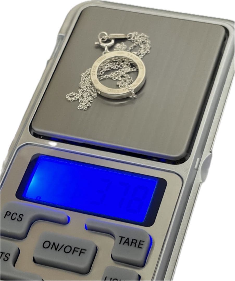 ティファニー 925 サークル ペンダント シルバー ネックレス　約3.7g