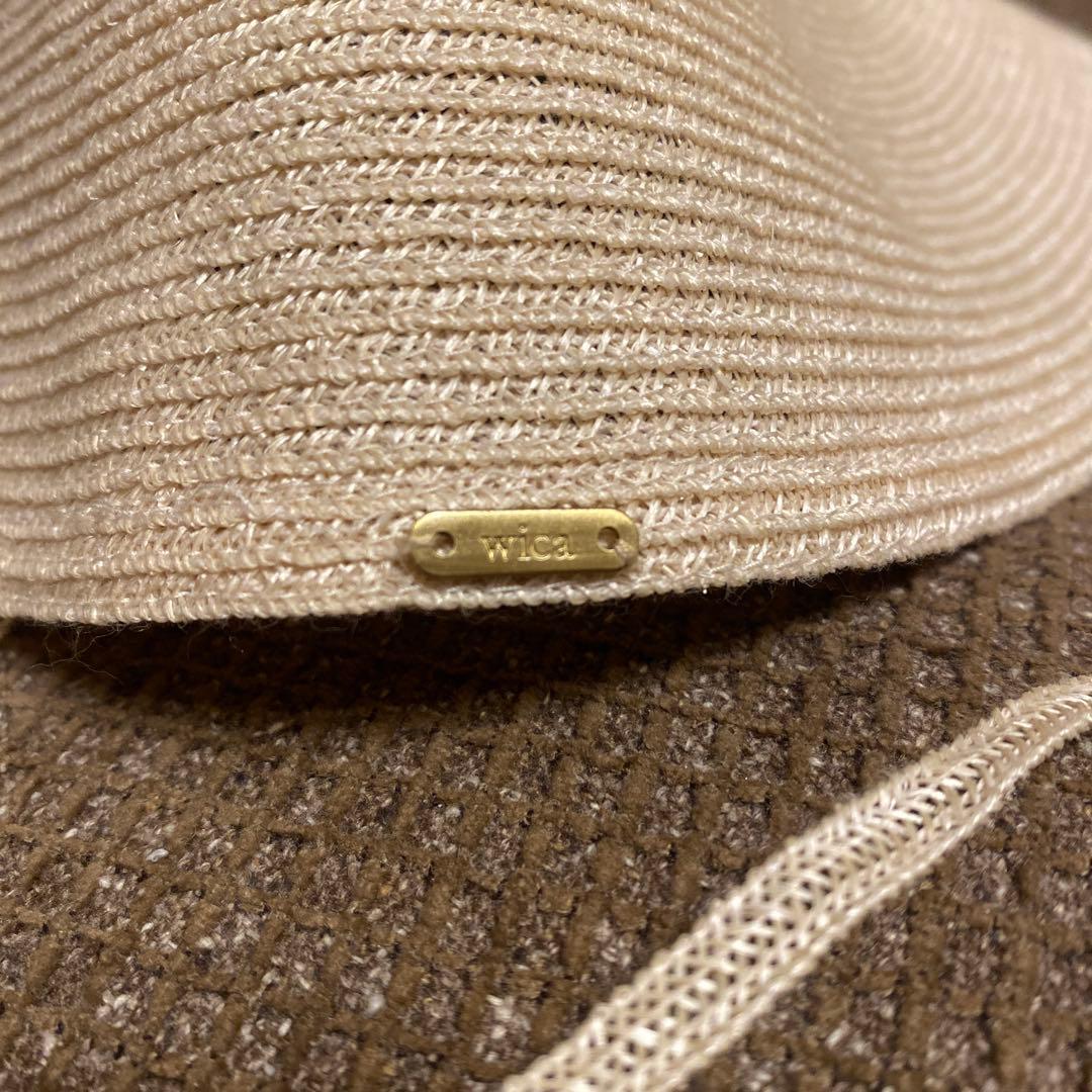 wicagrocery　アバカハット　サイズM ivory麦わら帽子