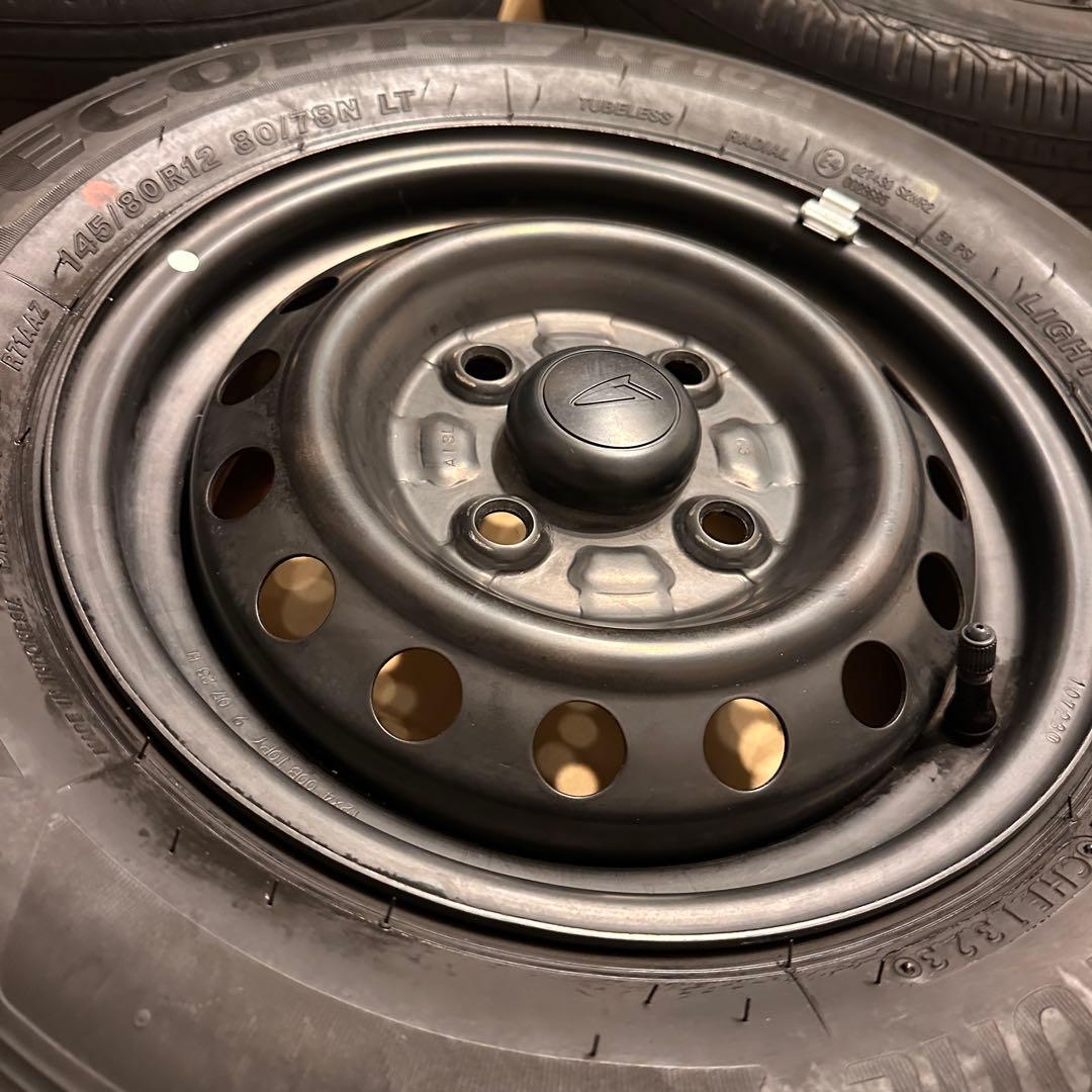 ダイハツ純正　12インチ 鉄ホイール　黒　ブラック　アトレー　ハイゼット