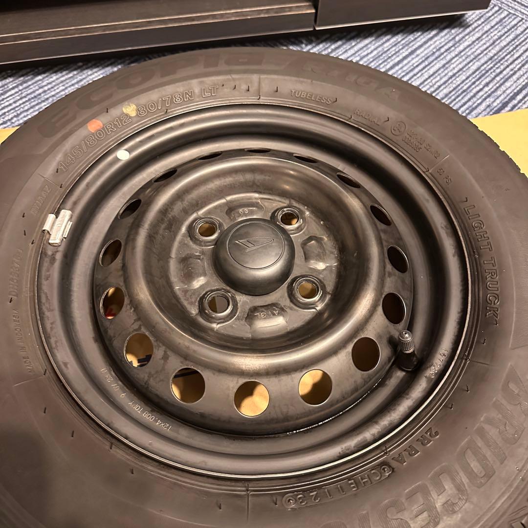 ダイハツ純正　12インチ 鉄ホイール　黒　ブラック　アトレー　ハイゼット