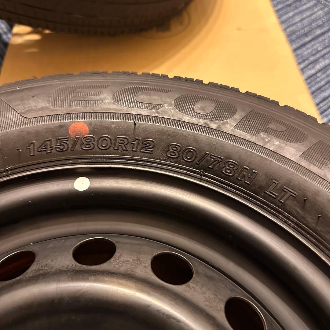 ダイハツ純正　12インチ 鉄ホイール　黒　ブラック　アトレー　ハイゼット