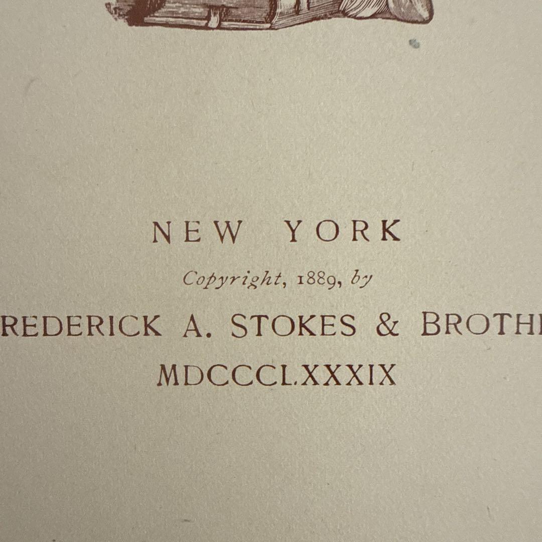 稀少1889年アンティーク美しい挿絵の絵本　洋書　古書ジャンクジャーナル額装に