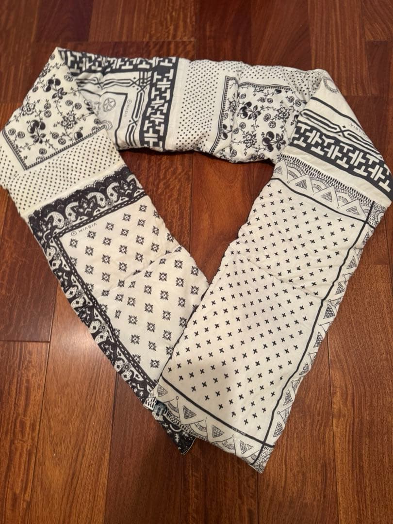 visvimダウンマフラー パンダナKOFU