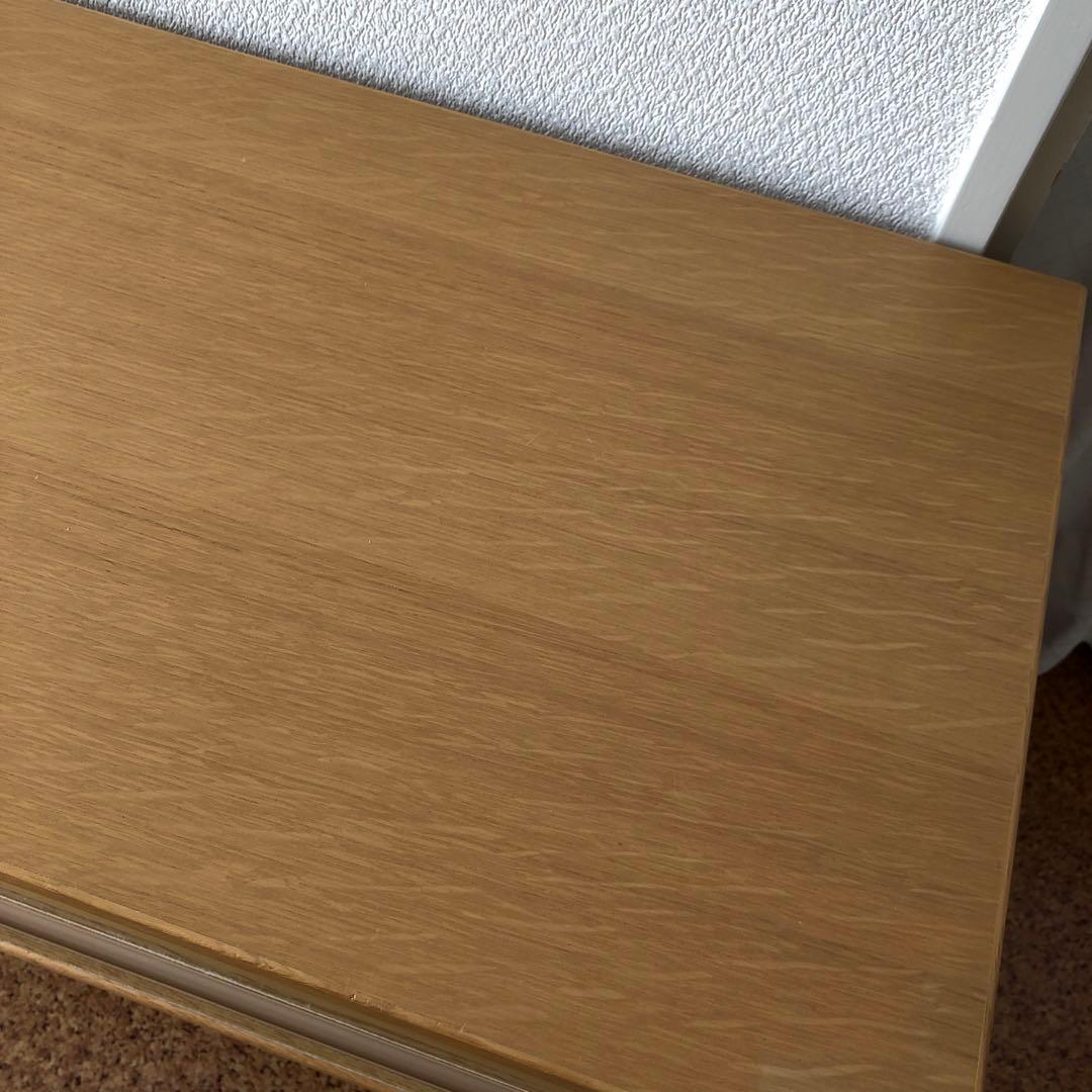 無印良品 オーク材 ＡＶラック 薄型 （引戸）150cm【廃盤品】