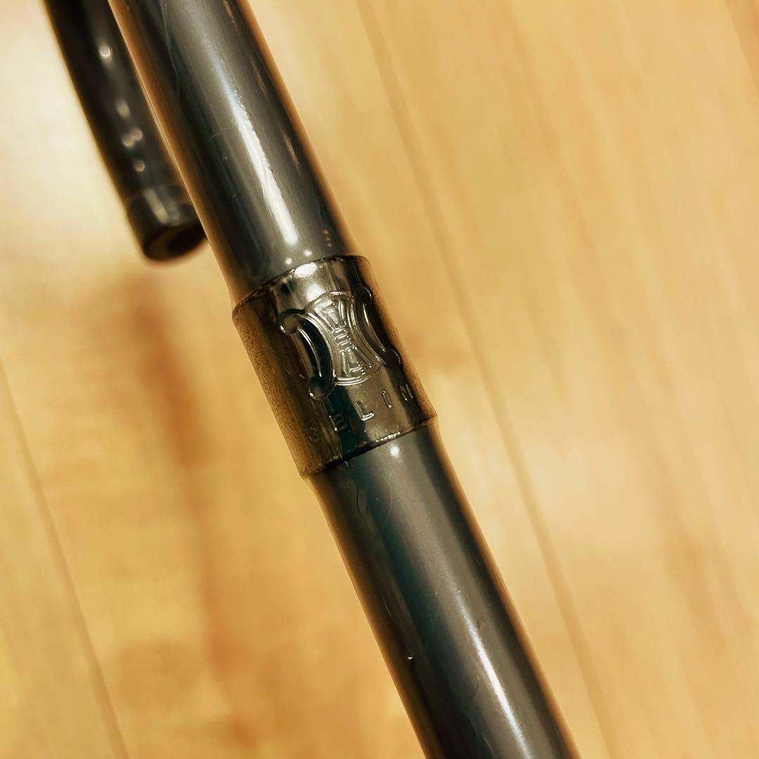 ⭐️未使用美品⭐️ CELINE セリーヌ 長傘 マカダム ロゴ　総柄 オレンジ