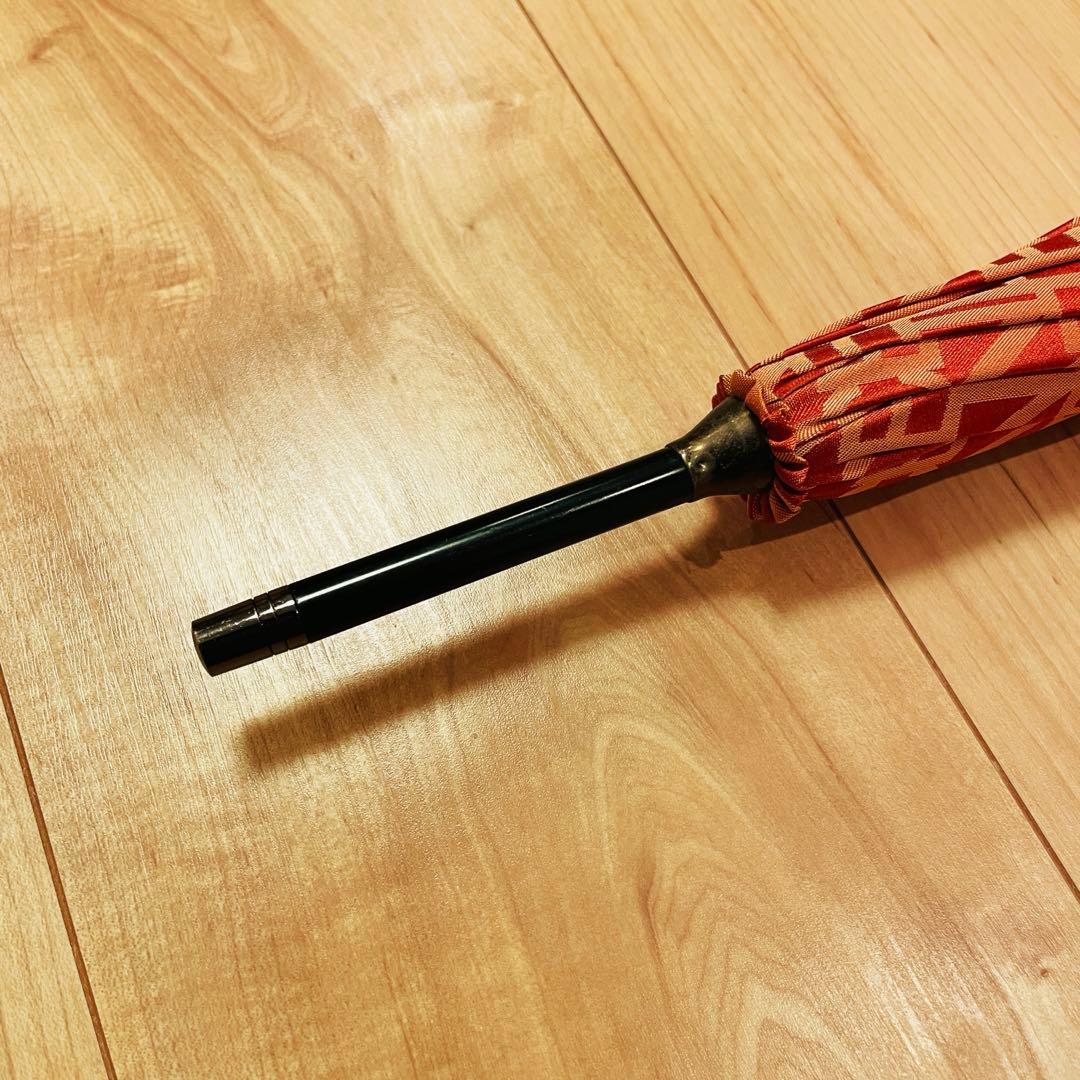 ⭐️未使用美品⭐️ CELINE セリーヌ 長傘 マカダム ロゴ　総柄 オレンジ