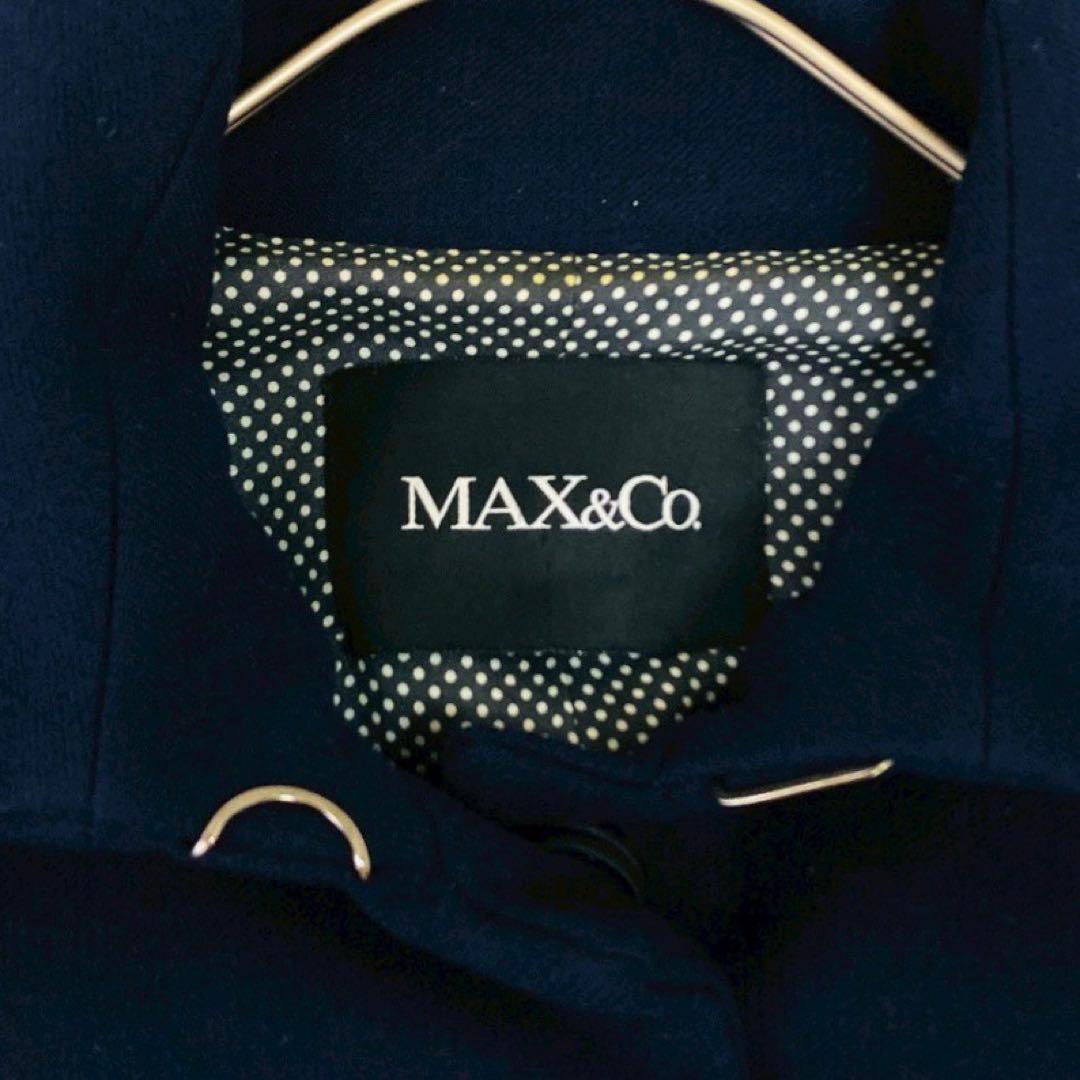 美品✨️近年モデル　マックスマーラ　ペプラム　ミドル丈コート　フリルデザイン