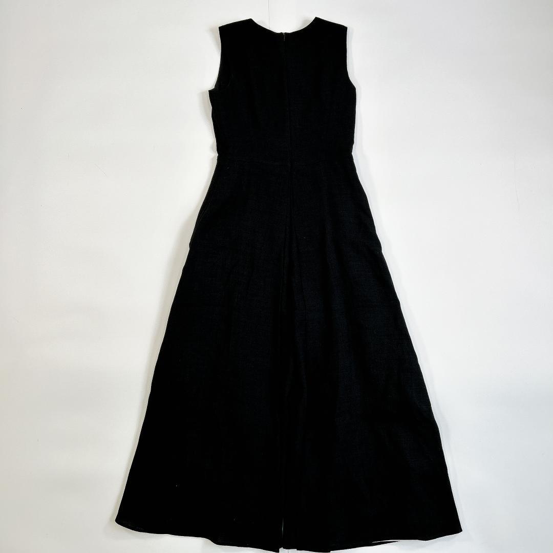 アキコ オガワ AKIKO OGAWAジャンプスーツ 36 白黒 サロペット