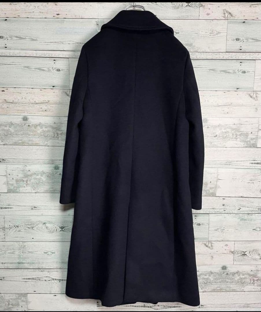 デプレ トゥモローランド シングルチェスターコート　ネイビー　34