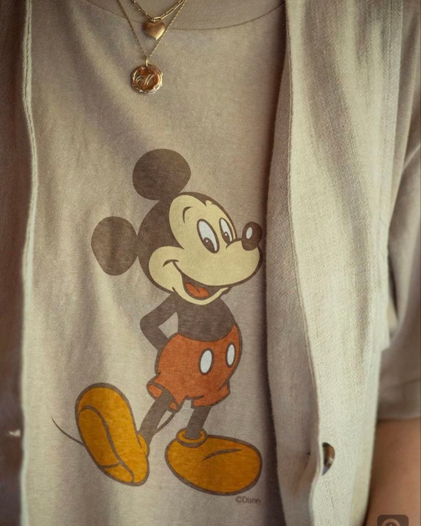 新品Americana×HUG O WaR ミッキーマウス ヴィンテージTシャツ