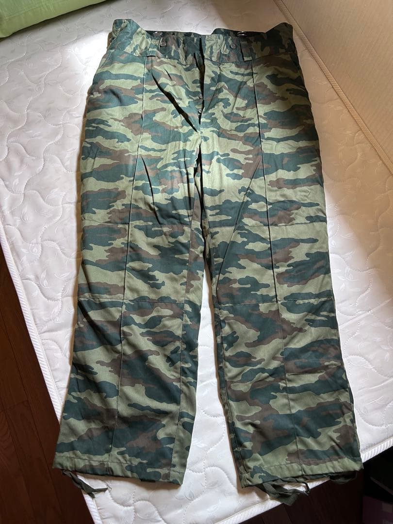 ロシア軍実物装備フローラカモVSR-98 冬季装備上下セットLサイズ(50-4)