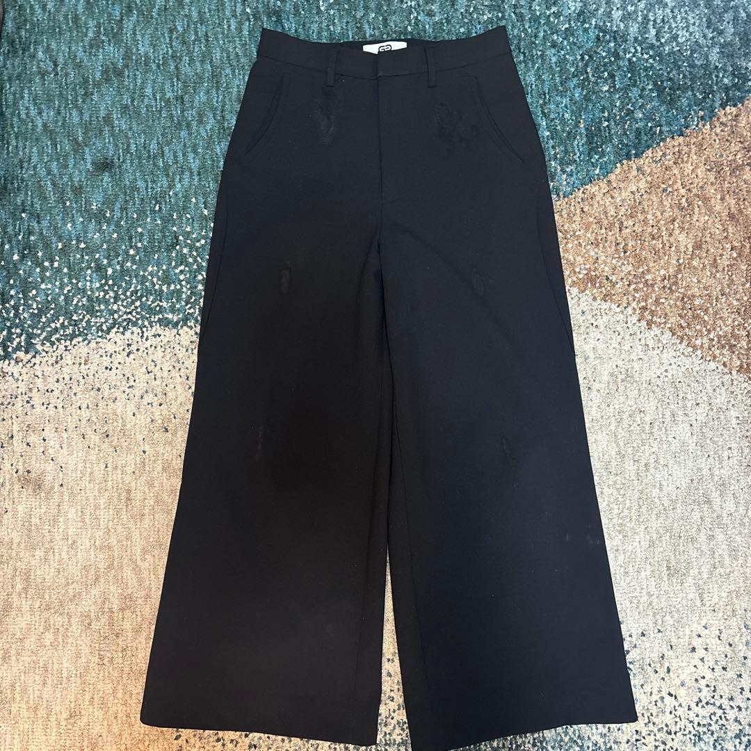 【サイズ1】　GOAT ESSENCE サイドスリットスラックス