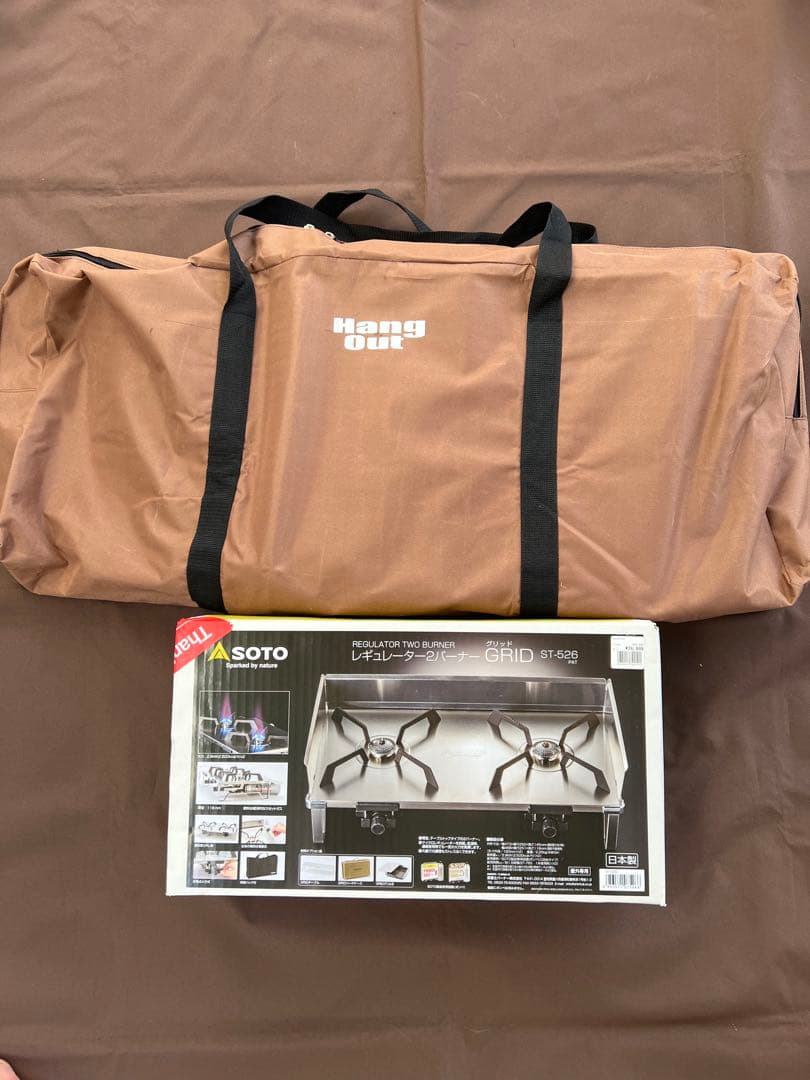 クランククッキングテーブル＆ソト2バーナー