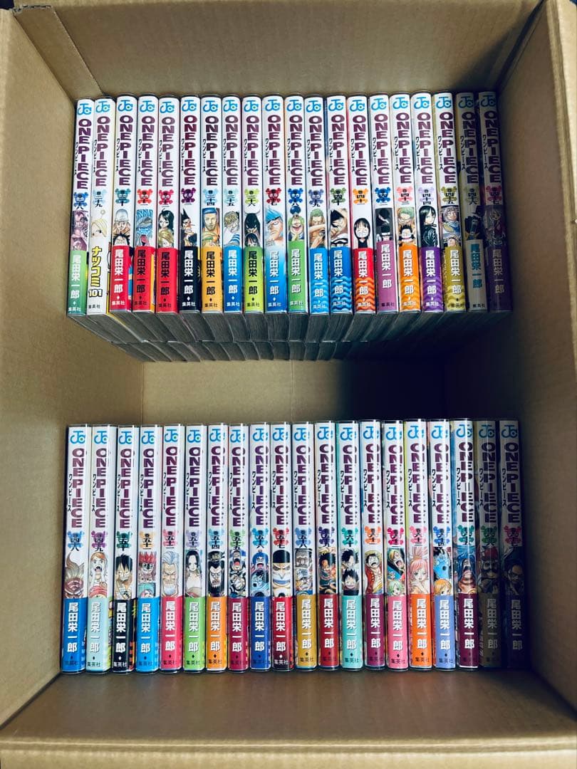 ワンピース　全巻初版本　帯☆チラシ全巻 + おまけ