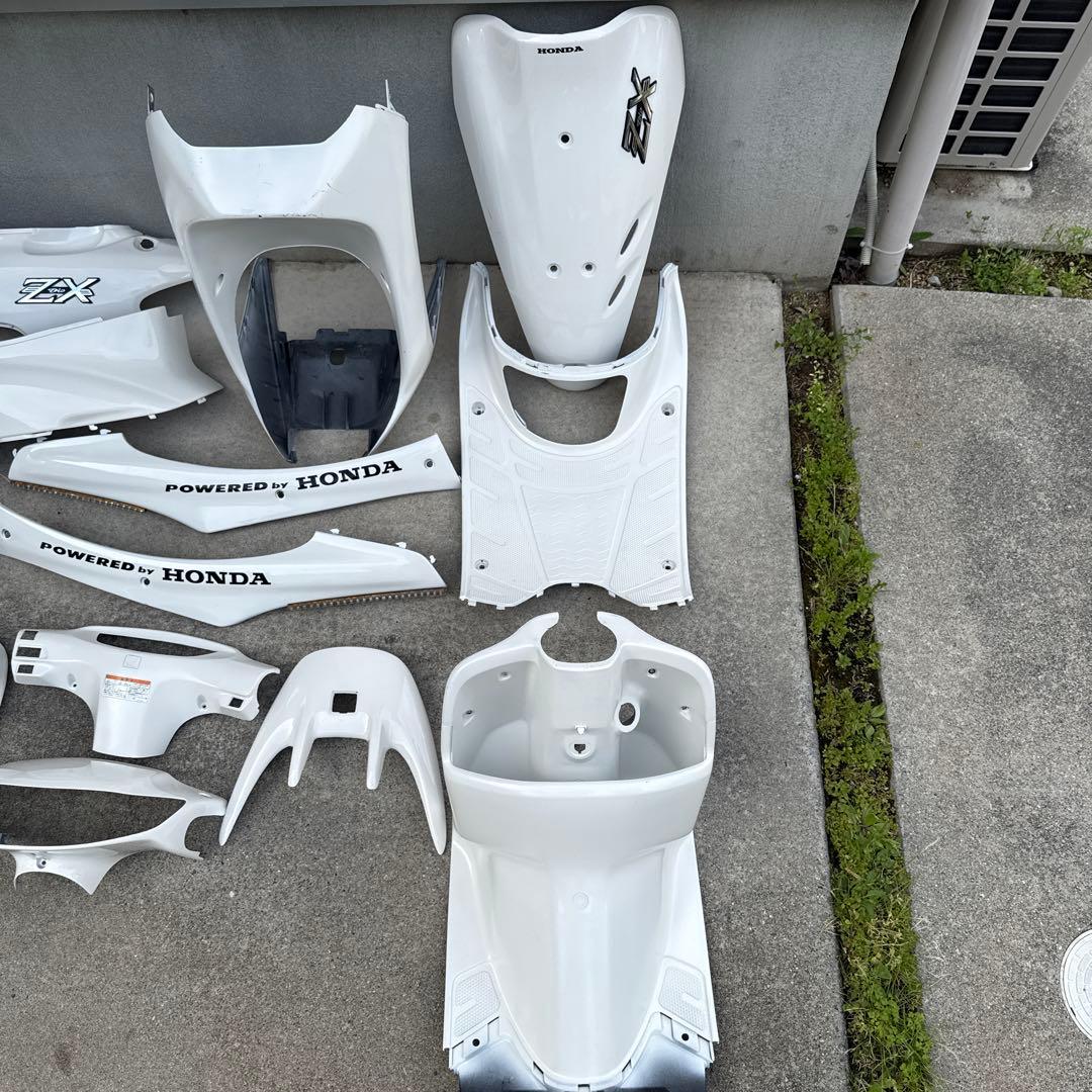 HONDA DIO ZX ホワイトカウル 13点セット