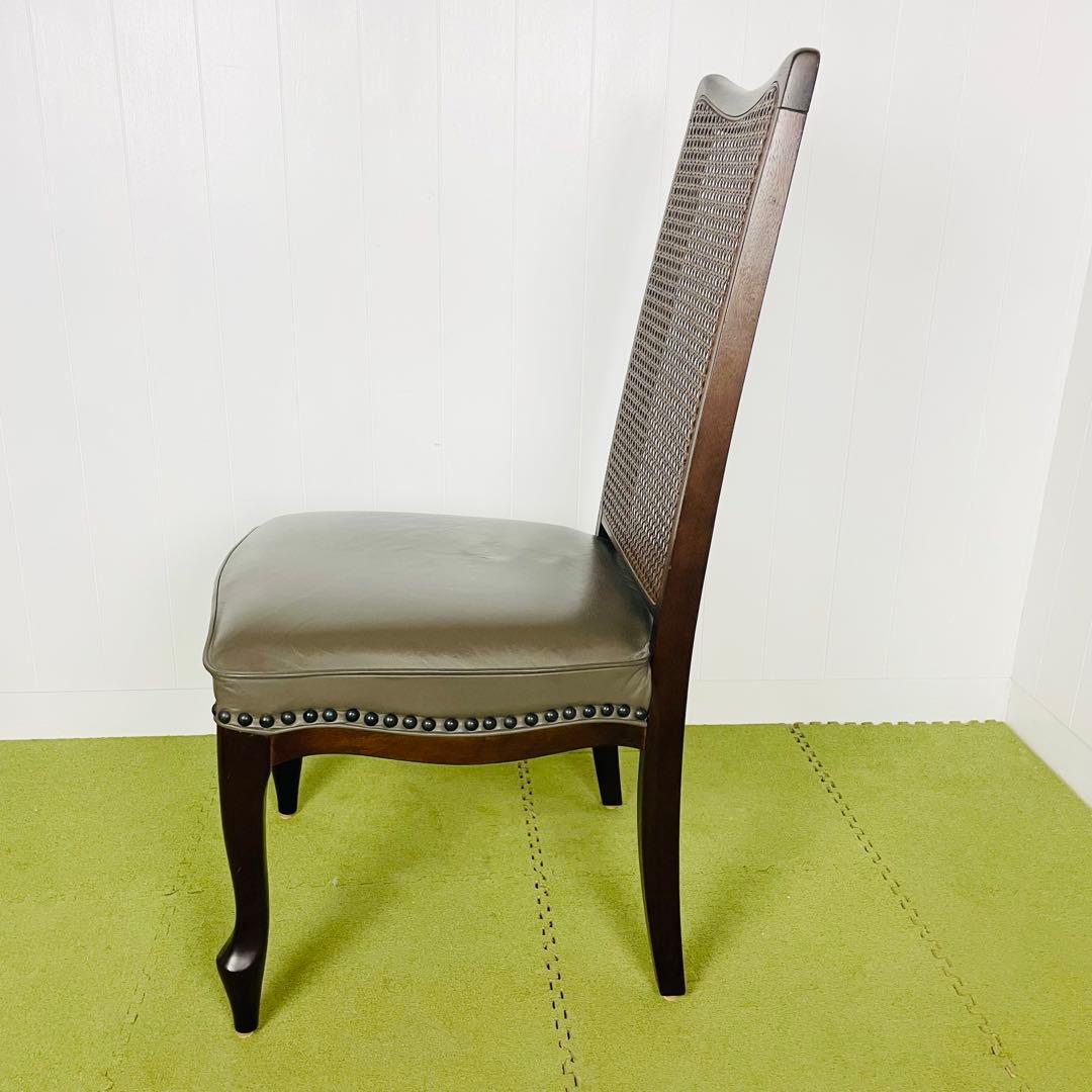 maruni マルニ ダイニングチェア ベルサイユ猫脚 籐 ハイバック①/④