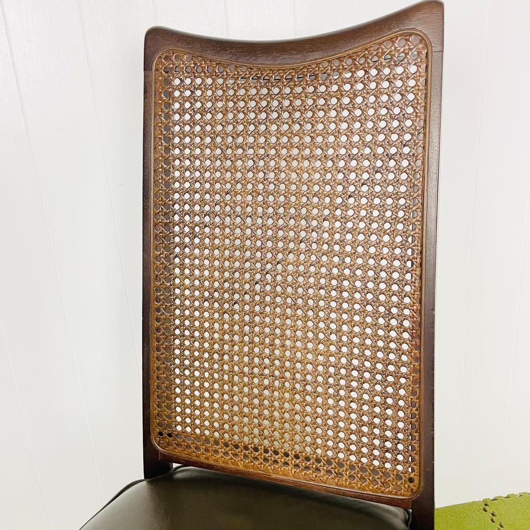 maruni マルニ ダイニングチェア ベルサイユ猫脚 籐 ハイバック①/④