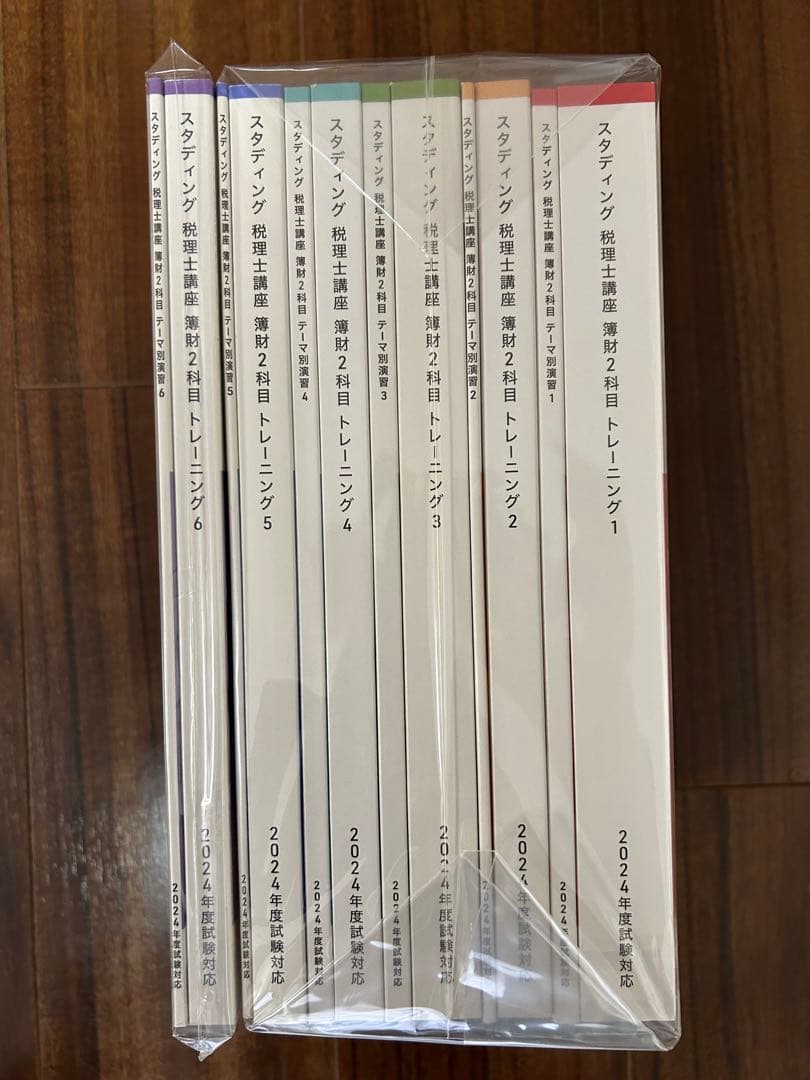 【未使用品】スタディング税理士講座2024年版 簿財2科目　テキスト