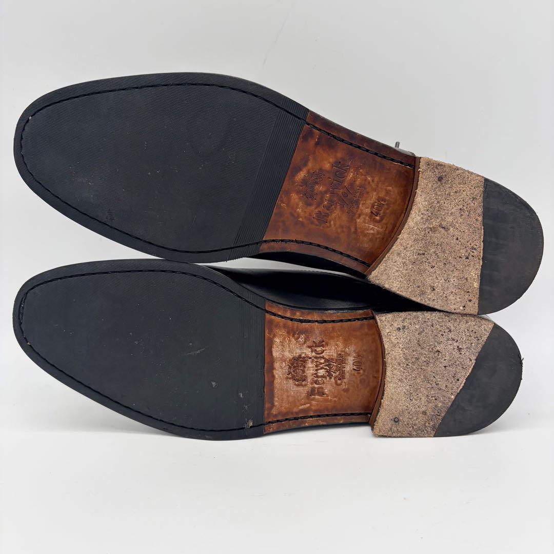 s*s様 Berwick バーウィック ストレートチップ 26cm ブラック 内