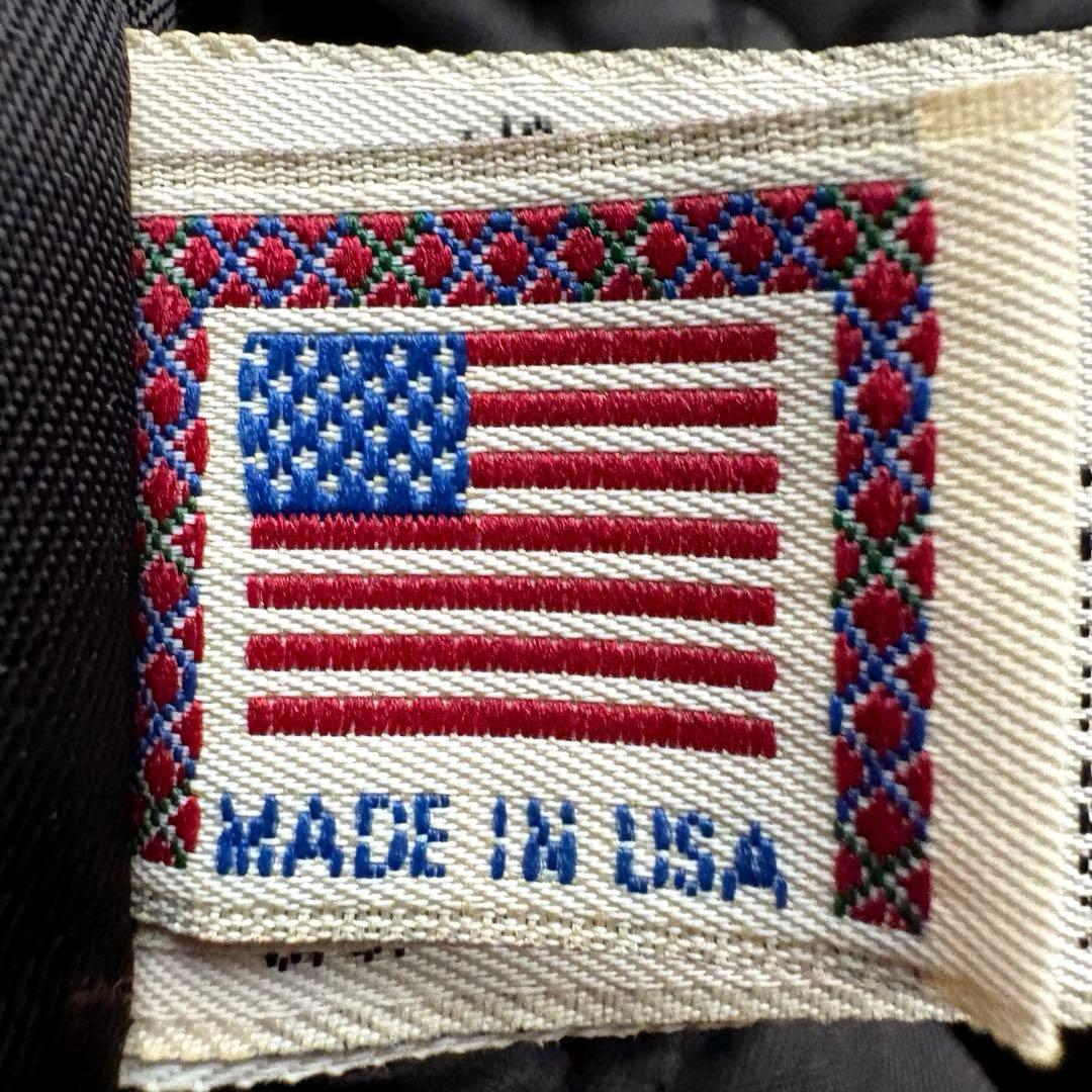 ★希少 XLサイズ★ ゴールデンベア スタジャン ワッペン 袖レザー USA製